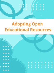 Adopting Open Educational Resources book cover