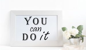 You can do it sign